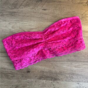 Aerie Lace Bandeau Strapless Bralette